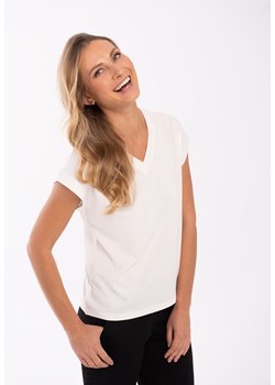 T-shirt z dekoltem V, Comfort Fit, T-SKY ze sklepu Volcano.pl w kategorii Bluzki damskie - zdjęcie 169422507
