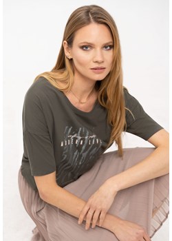 Luźna koszulka damska z nadrukiem T-WILD ze sklepu Volcano.pl w kategorii Bluzki damskie - zdjęcie 169422537