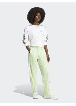 adidas Bluzka 3-Stripes IR8060 Biały Oversize ze sklepu MODIVO w kategorii Bluzki damskie - zdjęcie 169423587