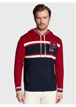 Pepe Jeans Sweter Milan PM702268 Czerwony Regular Fit ze sklepu MODIVO w kategorii Swetry męskie - zdjęcie 169423589