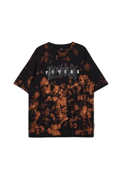 Cropp - T-shirt comfort z efektem tie-dye - czarny ze sklepu Cropp w kategorii T-shirty męskie - zdjęcie 169424018