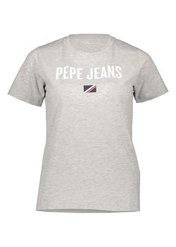 Pepe Jeans Koszulka w kolorze szarym ze sklepu Limango Polska w kategorii Bluzki damskie - zdjęcie 169427405