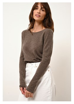 Just Cashmere Kaszmirowy sweter "Vivian" w kolorze brązowym ze sklepu Limango Polska w kategorii Swetry damskie - zdjęcie 169427587