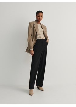 Reserved - Spodnie z kieszenią cargo - czarny ze sklepu Reserved w kategorii Spodnie damskie - zdjęcie 169428669