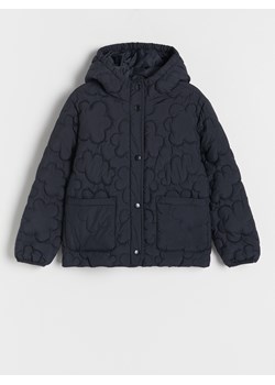 Reserved - Pikowana kurtka z kapturem - czarny ze sklepu Reserved w kategorii Kurtki dziewczęce - zdjęcie 169429109