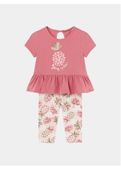 Mayoral Komplet t-shirt i legginsy 1734 Różowy Regular Fit ze sklepu MODIVO w kategorii Komplety niemowlęce - zdjęcie 169439095