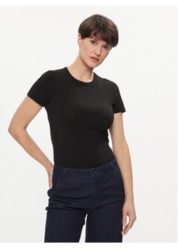 Pieces T-Shirt Irene 17082526 Czarny Slim Fit ze sklepu MODIVO w kategorii Bluzki damskie - zdjęcie 169439208