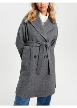 Sinsay - Płaszcz - szary ze sklepu Sinsay w kategorii Płaszcze damskie - zdjęcie 169441616