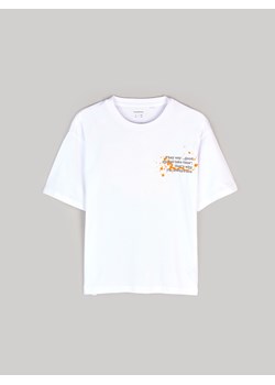 GATE Bawełniana koszulka oversize z nadrukiem 8Y ze sklepu gateshop w kategorii T-shirty chłopięce - zdjęcie 169442247