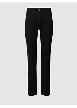 Spodnie o kroju slim fit z zapięciem na guzik model ‘BHNATAN’ ze sklepu Peek&Cloppenburg  w kategorii Spodnie męskie - zdjęcie 169443319