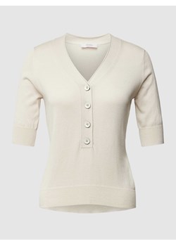 Bluzka z dzianiny z mieszanki jedwabiu model ‘PEPSI’ ze sklepu Peek&Cloppenburg  w kategorii Bluzki damskie - zdjęcie 169443388