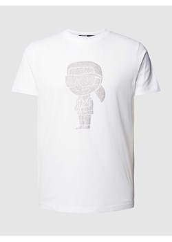 T-shirt z detalem z logo ze sklepu Peek&Cloppenburg  w kategorii T-shirty męskie - zdjęcie 169443426
