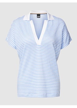 T-shirt z mieszanki wiskozy i elastanu model ‘Enelina’ ze sklepu Peek&Cloppenburg  w kategorii Bluzki damskie - zdjęcie 169443695