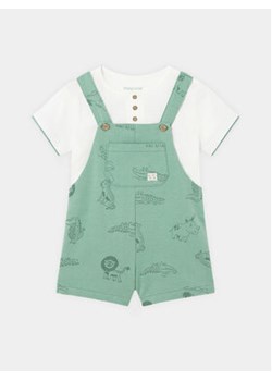 Mayoral Komplet t-shirt i spodenki 1652 Zielony Regular Fit ze sklepu MODIVO w kategorii Komplety niemowlęce - zdjęcie 169449956