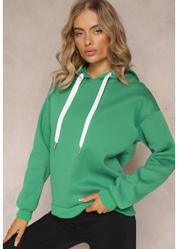 Zielona Wsuwana Bluza z Kapturem Masuze ze sklepu Renee odzież w kategorii Bluzy damskie - zdjęcie 169451936