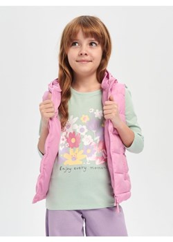 Sinsay - Koszulka z nadrukiem - zielony ze sklepu Sinsay w kategorii Bluzki dziewczęce - zdjęcie 169456118