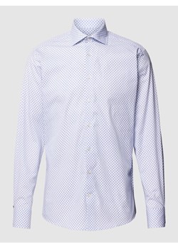 Koszula biznesowa o kroju slim fit ze wzorem na całej powierzchni model ‘UNITAS’ ze sklepu Peek&Cloppenburg  w kategorii Koszule męskie - zdjęcie 169458629