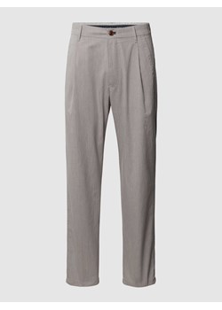 Spodnie materiałowe z wpuszczanymi kieszeniami w stylu francuskim model ‘LEAD’ ze sklepu Peek&Cloppenburg  w kategorii Spodnie męskie - zdjęcie 169458707