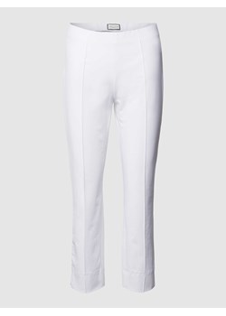 Spodnie capri o kroju slim fit z przeszytym kantem ze sklepu Peek&Cloppenburg  w kategorii Spodnie damskie - zdjęcie 169458847