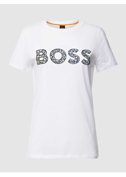 T-shirt z nadrukiem z logo ze sklepu Peek&Cloppenburg  w kategorii Bluzki damskie - zdjęcie 169458868