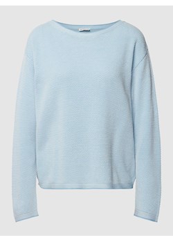 Sweter z dzianiny z fakturowanym wzorem ze sklepu Peek&Cloppenburg  w kategorii Swetry damskie - zdjęcie 169459125