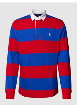 Bluzka o kroju classic fit z długim rękawem i wzorem w paski ze sklepu Peek&Cloppenburg  w kategorii T-shirty męskie - zdjęcie 169459127