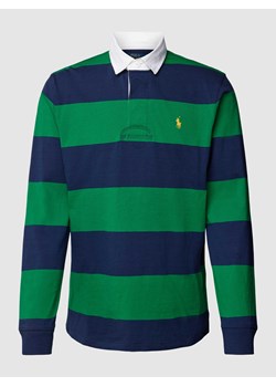 Bluzka o kroju classic fit z długim rękawem i wzorem w paski ze sklepu Peek&Cloppenburg  w kategorii T-shirty męskie - zdjęcie 169459128