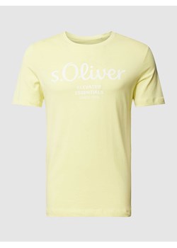 T-shirt z nadrukiem z logo ze sklepu Peek&Cloppenburg  w kategorii T-shirty męskie - zdjęcie 169459477