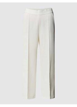 Spodnie materiałowe z szeroką nogawką i zakładkami w pasie model ‘CAMERON’ ze sklepu Peek&Cloppenburg  w kategorii Spodnie damskie - zdjęcie 169459516
