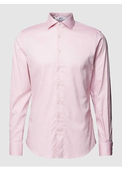 Koszula biznesowa o kroju slim fit z kołnierzykiem typu cutaway model ‘CUTAWAY’ ze sklepu Peek&Cloppenburg  w kategorii Koszule męskie - zdjęcie 169459538