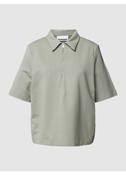 Bluzka z wykładanym kołnierzem model ‘MARIAA GUADALUPE’ ze sklepu Peek&Cloppenburg  w kategorii Koszule damskie - zdjęcie 169460017