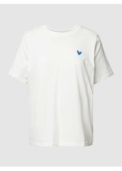 T-shirt z wyhaftowanym motywem model ‘Heart’ ze sklepu Peek&Cloppenburg  w kategorii Bluzki damskie - zdjęcie 169460035