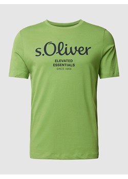 T-shirt z nadrukiem z logo ze sklepu Peek&Cloppenburg  w kategorii T-shirty męskie - zdjęcie 169460148