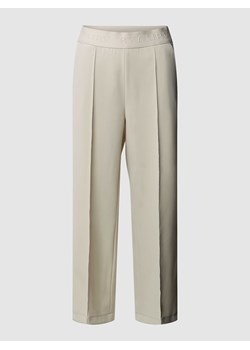 Spodnie materiałowe z szeroką nogawką i zakładkami w pasie model ‘CAMERON’ ze sklepu Peek&Cloppenburg  w kategorii Spodnie damskie - zdjęcie 169460339