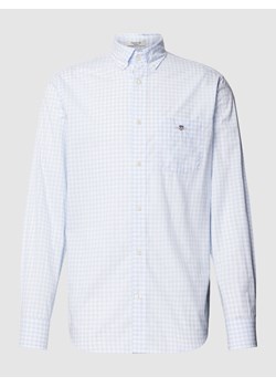 Koszula casulowa o kroju regular fit ze wzorem w kratkę vichy model ‘POPLIN’ ze sklepu Peek&Cloppenburg  w kategorii Koszule męskie - zdjęcie 169460939
