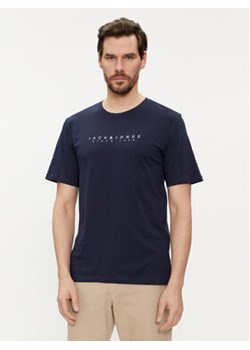 Jack&Jones T-Shirt Setra 12247985 Granatowy Standard Fit ze sklepu MODIVO w kategorii T-shirty męskie - zdjęcie 169462997