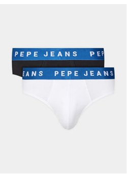 Pepe Jeans Slipy Logo Bf Lr 2P PMU10962 Biały ze sklepu MODIVO w kategorii Majtki męskie - zdjęcie 169463046