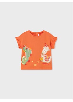 Mayoral T-Shirt 1013 Pomarańczowy Regular Fit ze sklepu MODIVO w kategorii Koszulki niemowlęce - zdjęcie 169463126