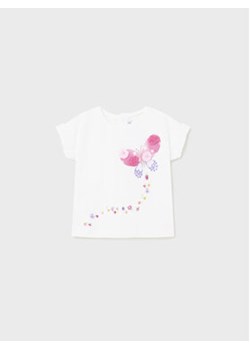 Mayoral T-Shirt 1013 Biały Regular Fit ze sklepu MODIVO w kategorii Koszulki niemowlęce - zdjęcie 169463258