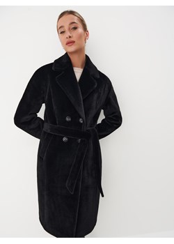 Mohito - Czarny płaszcz - czarny ze sklepu Mohito w kategorii Płaszcze damskie - zdjęcie 169464999