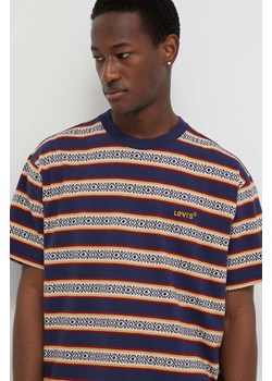 Levi&apos;s t-shirt bawełniany męski kolor czarny gładki ze sklepu ANSWEAR.com w kategorii T-shirty męskie - zdjęcie 169466015