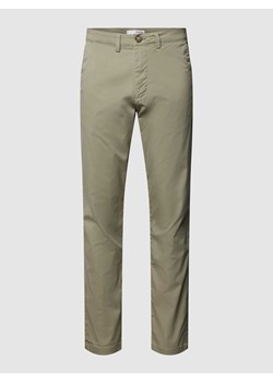 Chinosy o kroju slim fit w jednolitym kolorze model ‘NEW Miles’ ze sklepu Peek&Cloppenburg  w kategorii Spodnie męskie - zdjęcie 169466326