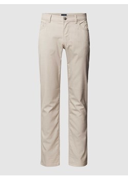 Spodnie materiałowe o kroju regular fit z 5 kieszeniami ze sklepu Peek&Cloppenburg  w kategorii Spodnie męskie - zdjęcie 169466526