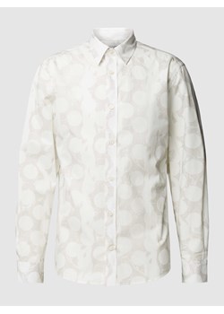 Koszula casualowa o kroju slim fit z kołnierzykiem typu kent model ‘SPENSER’ ze sklepu Peek&Cloppenburg  w kategorii Koszule męskie - zdjęcie 169466758