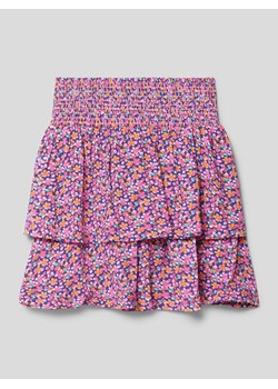 Spódnica mini z wiskozy z efektem stopniowania ze sklepu Peek&Cloppenburg  w kategorii Spódnice dziewczęce - zdjęcie 169471565