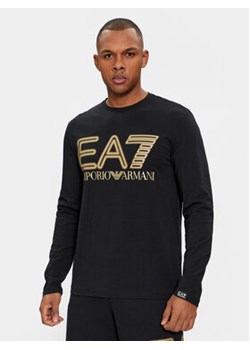 EA7 Emporio Armani Longsleeve 3DPT38 PJMUZ 0208 Czarny Regular Fit ze sklepu MODIVO w kategorii T-shirty męskie - zdjęcie 169480399