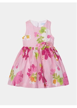 Mayoral Sukienka elegancka 3911 Różowy Regular Fit ze sklepu MODIVO w kategorii Sukienki dziewczęce - zdjęcie 169480469