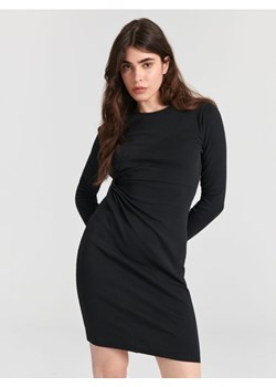 Sinsay - Sukienka mini z marszczeniami - czarny ze sklepu Sinsay w kategorii Sukienki - zdjęcie 169483725