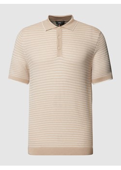 Koszulka polo o kroju slim fit ze wzorem w paski model ‘Flavius’ ze sklepu Peek&Cloppenburg  w kategorii T-shirty męskie - zdjęcie 169484165