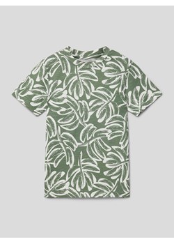 T-shirt z kwiatowym wzorem ze sklepu Peek&Cloppenburg  w kategorii T-shirty chłopięce - zdjęcie 169484276